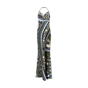 Emilio Pucci Multicolor Silk Long Dress