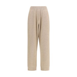 Brunello Cucinelli Beige Cashmere Casual Pants