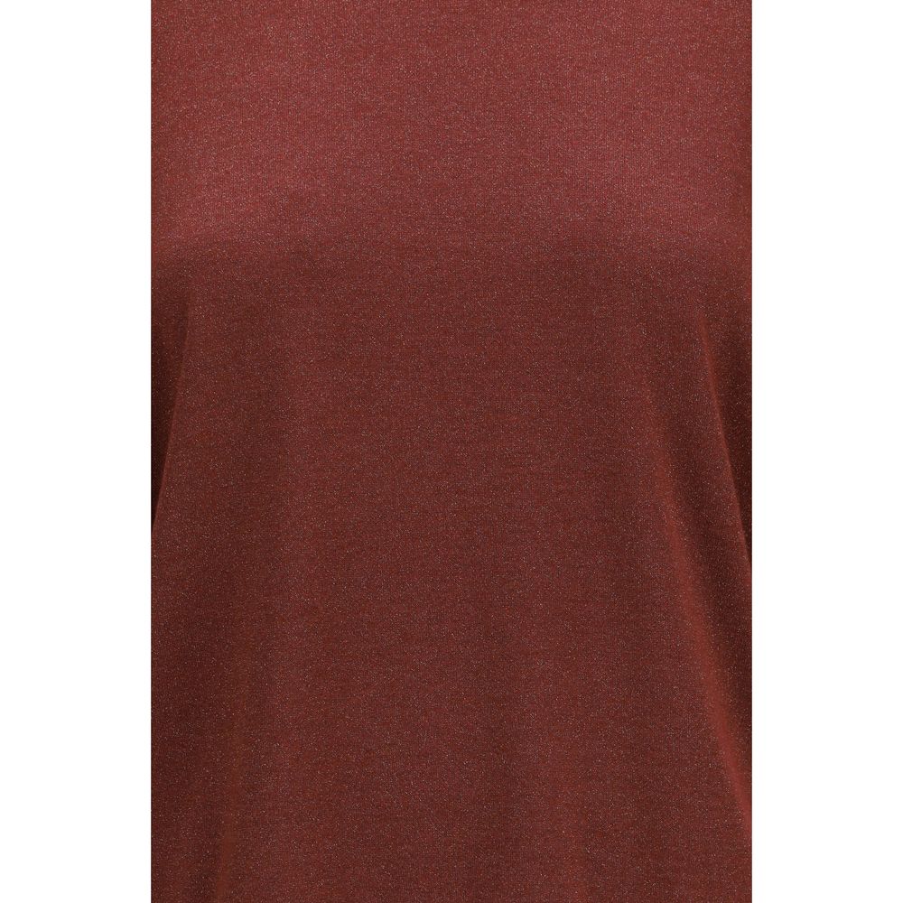 Brunello Cucinelli Bordeaux Cashmere Sweatshirt - immagine 3