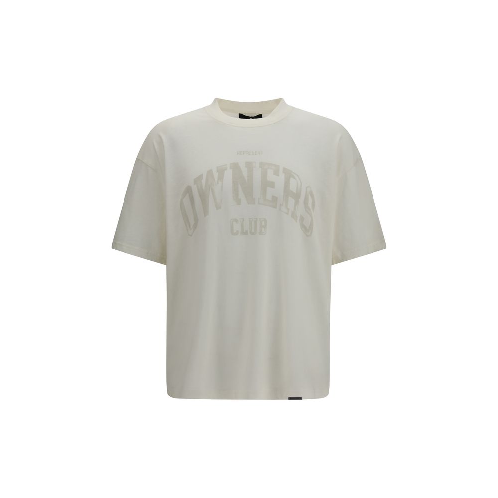 Represent White Cotton T-Shirt