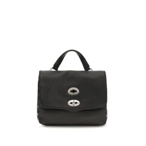 Zanellato Black Calf Leather Bos Taurus Handbag