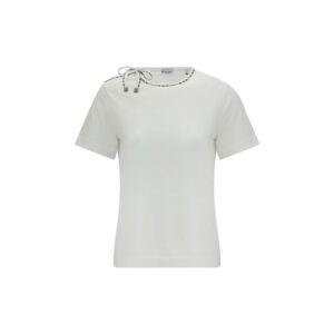 Burberry White Cotton T-Shirt