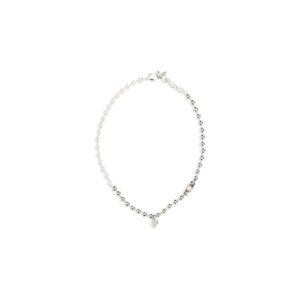 Alexander McQueen White Brass Necklace