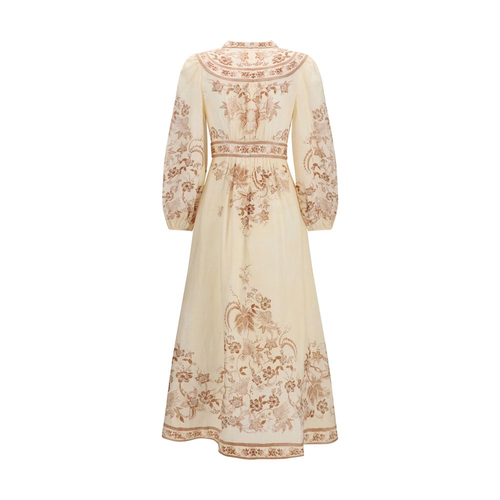Zimmermann Beige Linen Casual Dress - immagine 2