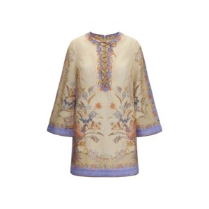 Zimmermann Multicolor Linen Casual Dress