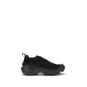 MM6 Black Nylon Athletic Sneakers