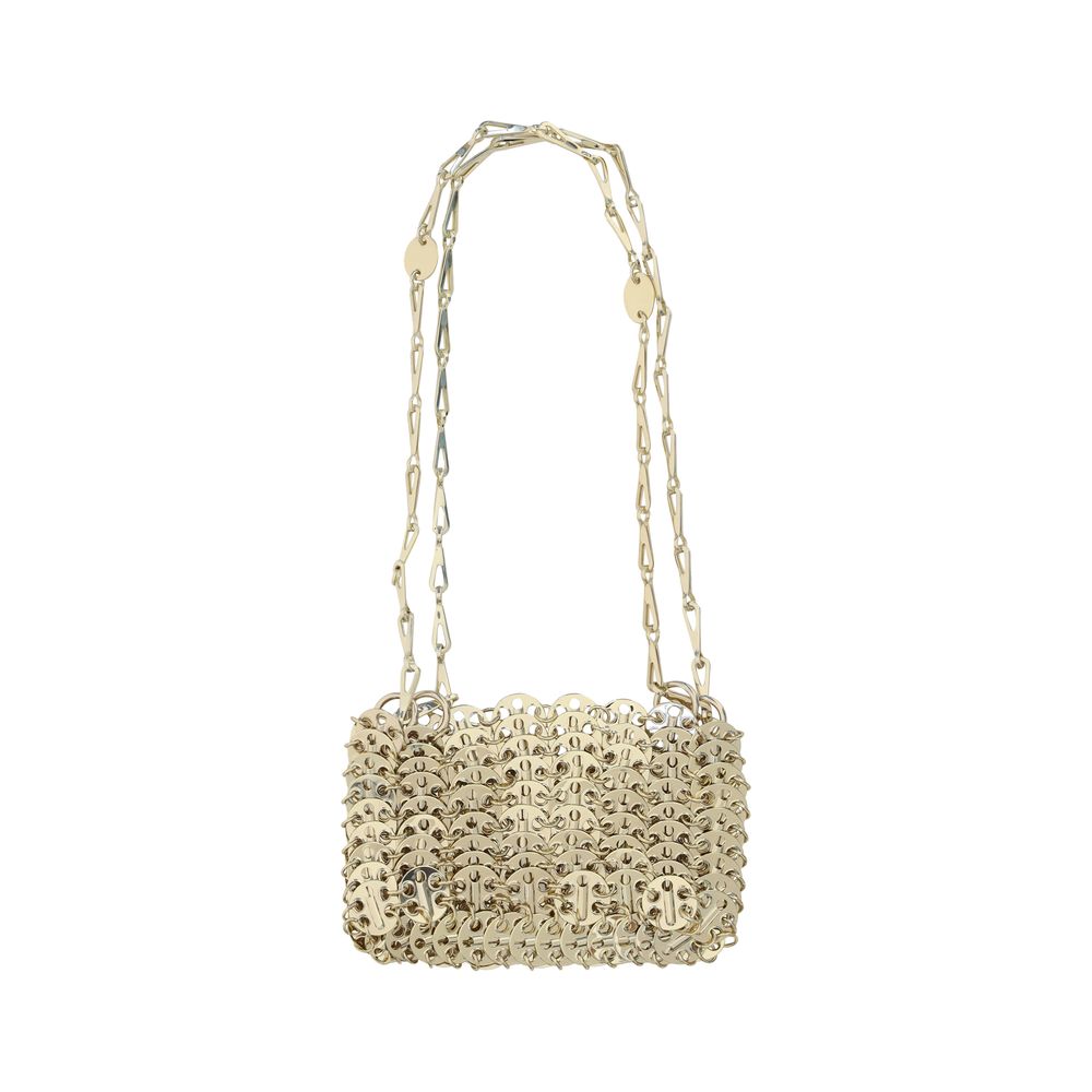 Rabanne Bicolor Brass Shoulder Bag - immagine 2