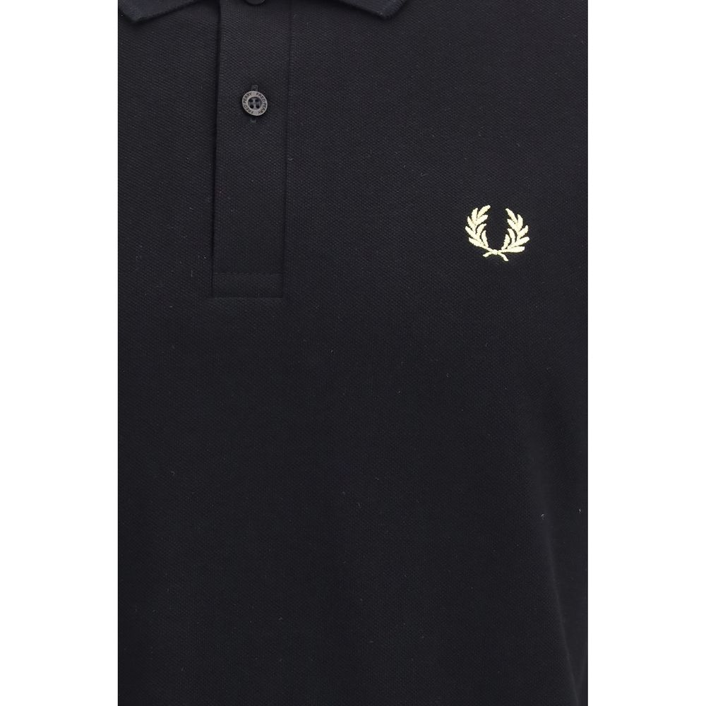 Fred Perry Black Cotton Polo Shirt - immagine 3