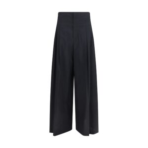 Brunello Cucinelli Black Cotton Casual Pants