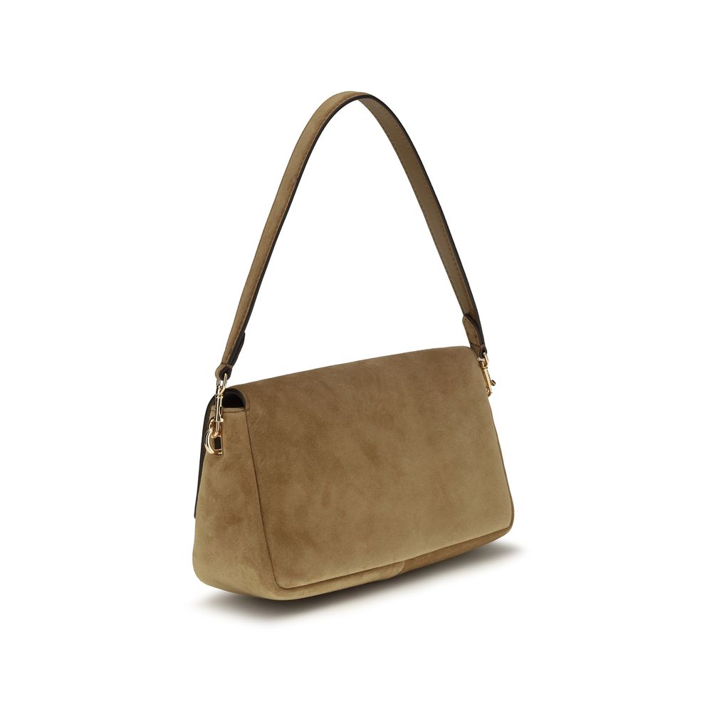 Tory Burch Beige Leather Shoulder Bag - immagine 3