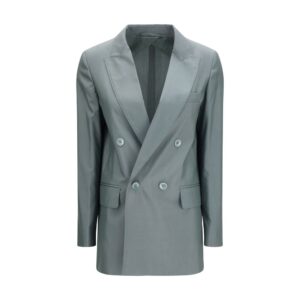 Max Mara Bicolor Wool Oves Aries Blazer