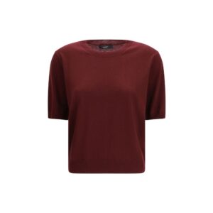 Max Mara Bordeaux Wool Oves Aries T-Shirt