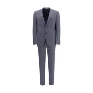 Hugo Boss Black Blue Viscose Two-Piece Suit