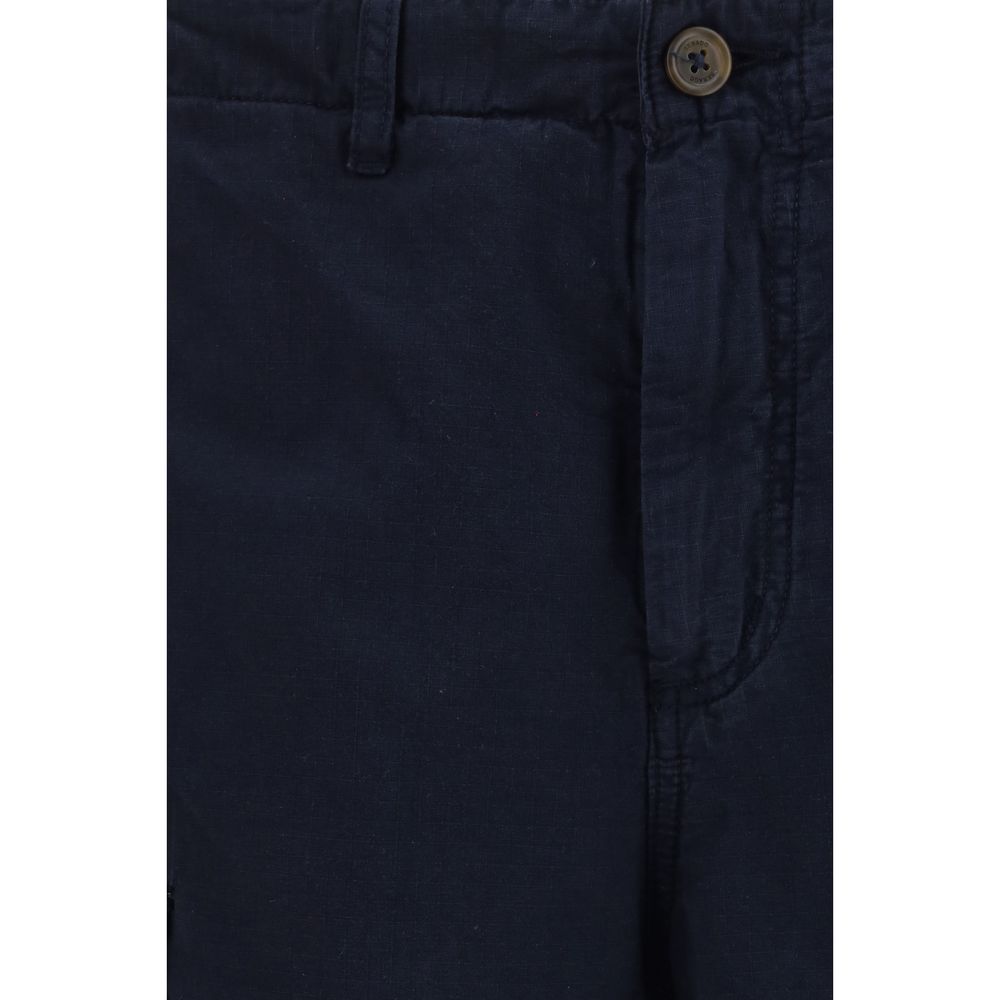 Sebago Blue Cotton Bermuda Shorts - immagine 3