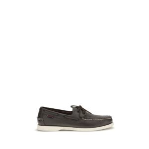 Sebago Brown Calf Leather Bos Taurus Slip-On Loafers