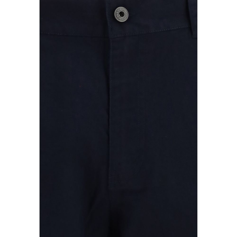 Sebago Blue Cotton Casual Pants - immagine 3