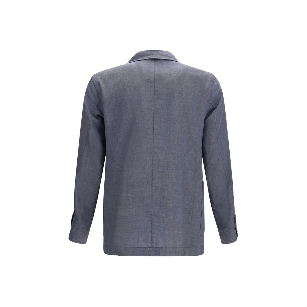Finamore Gray Wool Oves Aries Jacket - immagine 2