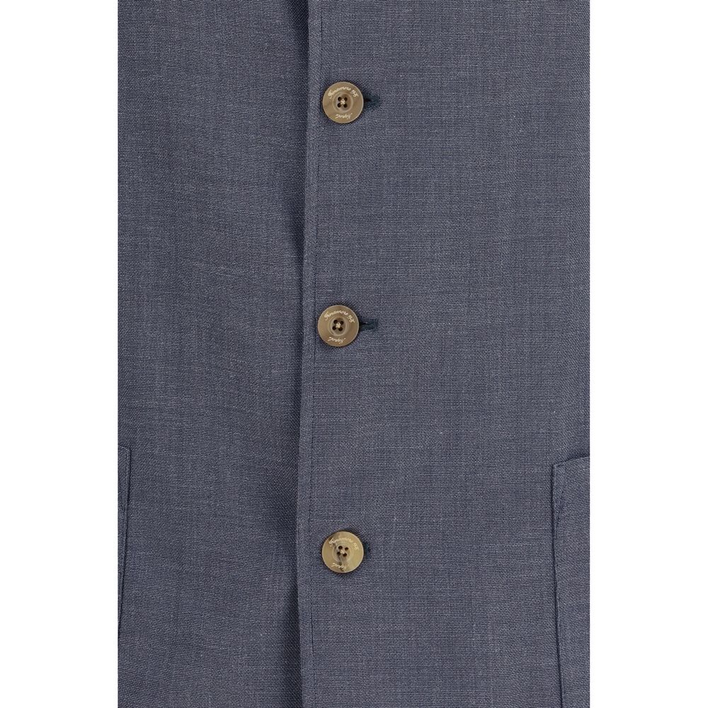 Finamore Gray Wool Oves Aries Jacket - immagine 3