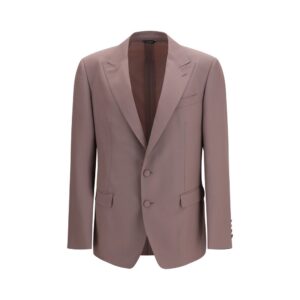 Dolce & Gabbana Brown Wool Oves Aries Jacket