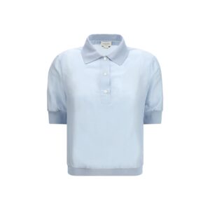 Jacob Cohen Blue Wool Oves Aries Shortsleeve Shirt