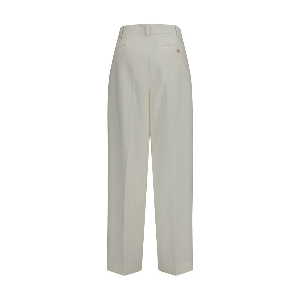 Calvin Klein White Wool Oves Aries Casual Pants - immagine 2