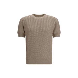 Piacenza Cashmere Beige Cotton Sweatshirt