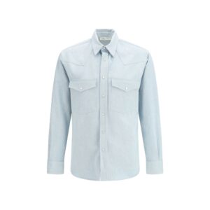Umit Benan Blue Denim Shirt