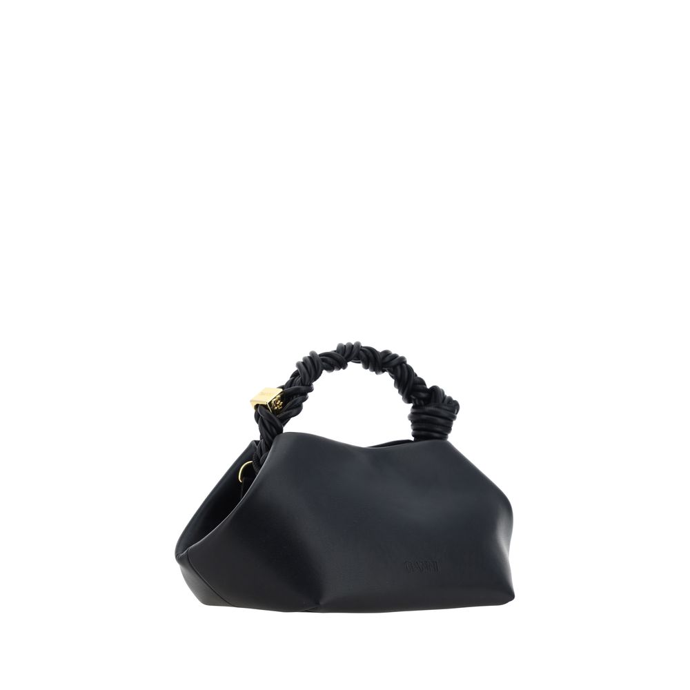 Ganni Black Calf Leather Bos Taurus Handbag - immagine 3