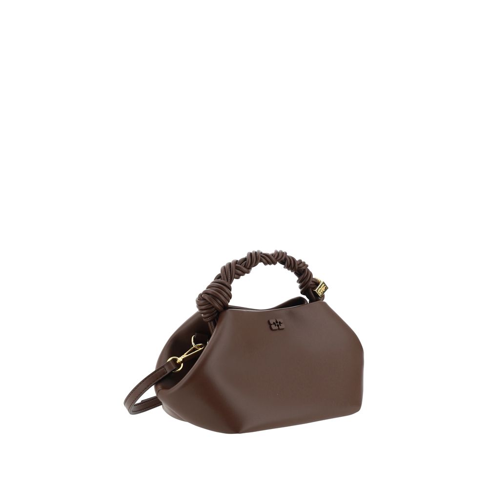 Ganni Brown Calf Leather Bos Taurus Handbag - immagine 2
