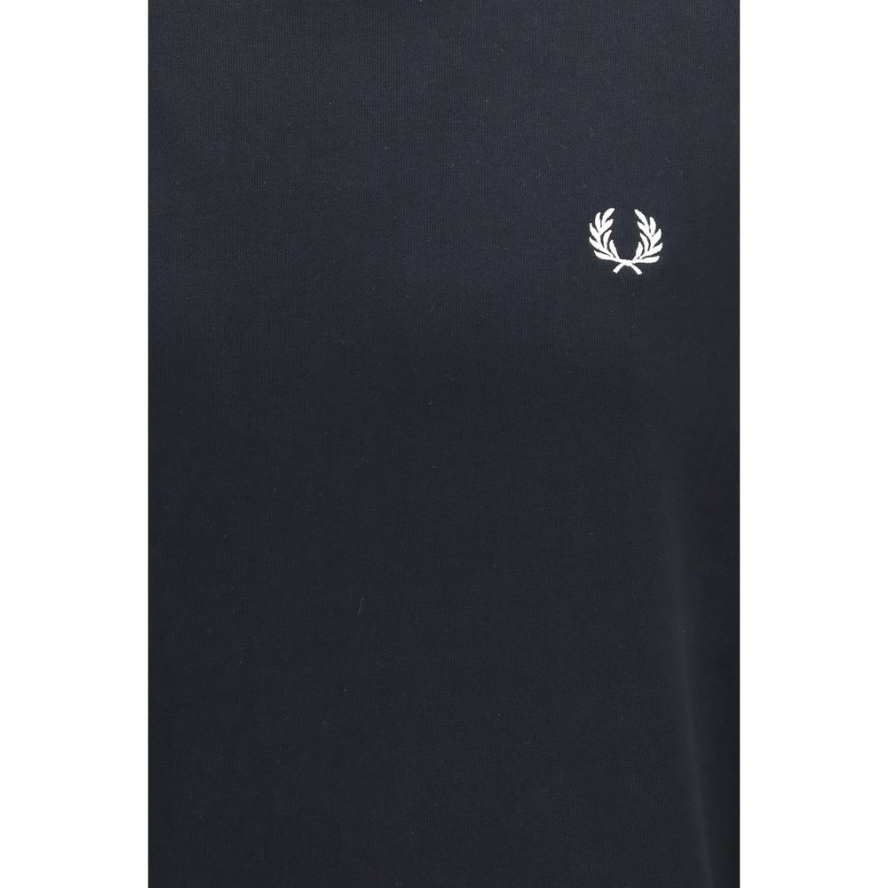 Fred Perry Black Cotton Sweatshirt - immagine 3