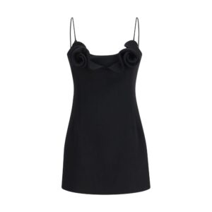 Magda Butrym Black Wool Oves Aries Casual Dress