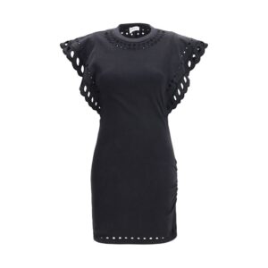 Marant Etoile Black Cotton Casual Dress