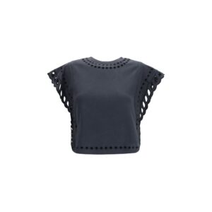 Marant Etoile Black Cotton T-Shirt