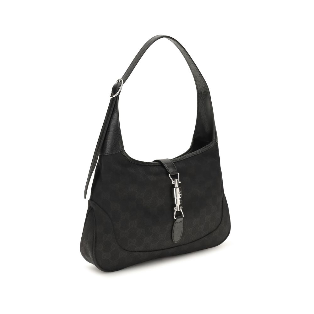 Gucci Black Fabric Shoulder Bag - immagine 2