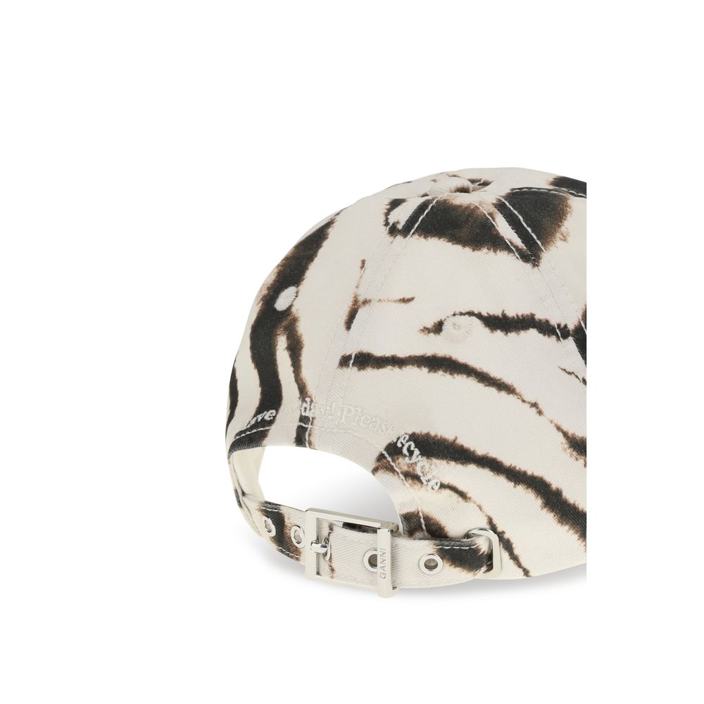 Ganni Multicolor Cotton Cap (Baseball Hat) - immagine 3