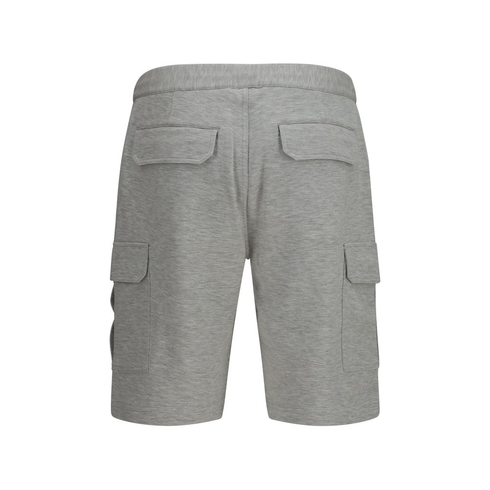 Brunello Cucinelli Gray Cotton Bermuda Shorts - immagine 2