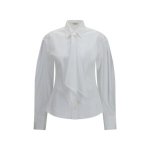 Brunello Cucinelli White Cotton Dress Shirt