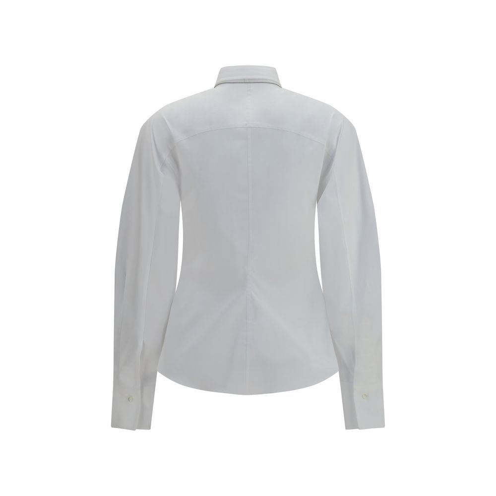 Brunello Cucinelli White Cotton Dress Shirt - immagine 2