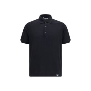 Premiata Black Cotton Polo Shirt