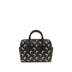 Marine Serre Black Polyethylene Handbag
