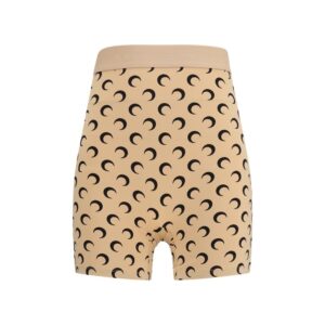 Marine Serre Beige Polyamide Bermuda Shorts