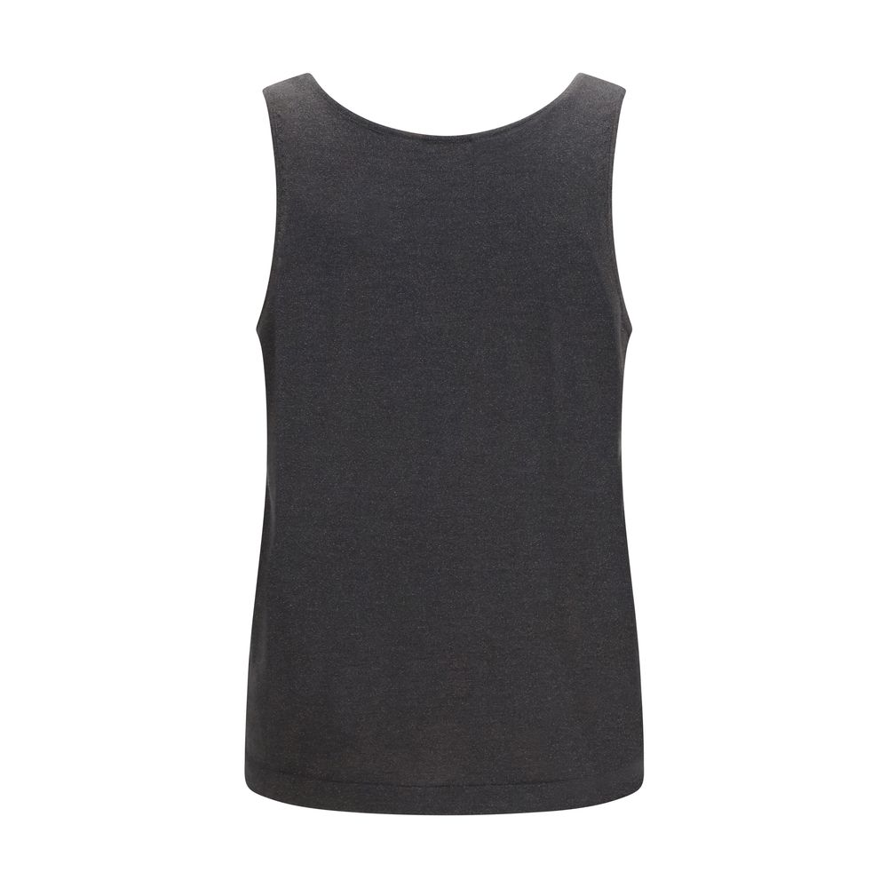 Brunello Cucinelli Gray Cashmere Tank Tops - immagine 2