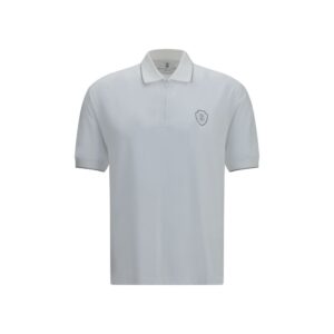 Brunello Cucinelli White Polyamide Polo Shirt