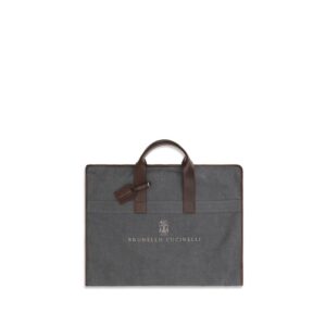 Brunello Cucinelli Gray Polyester Accessories