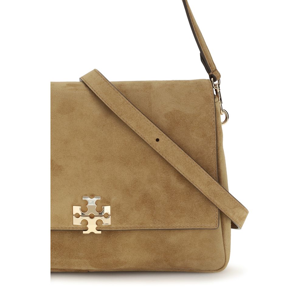 Tory Burch Beige Calf Leather Bos Taurus Shoulder Bag - immagine 4