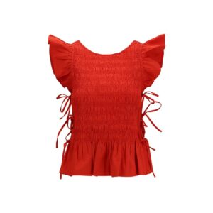 Ganni Multicolor Cotton Blouse