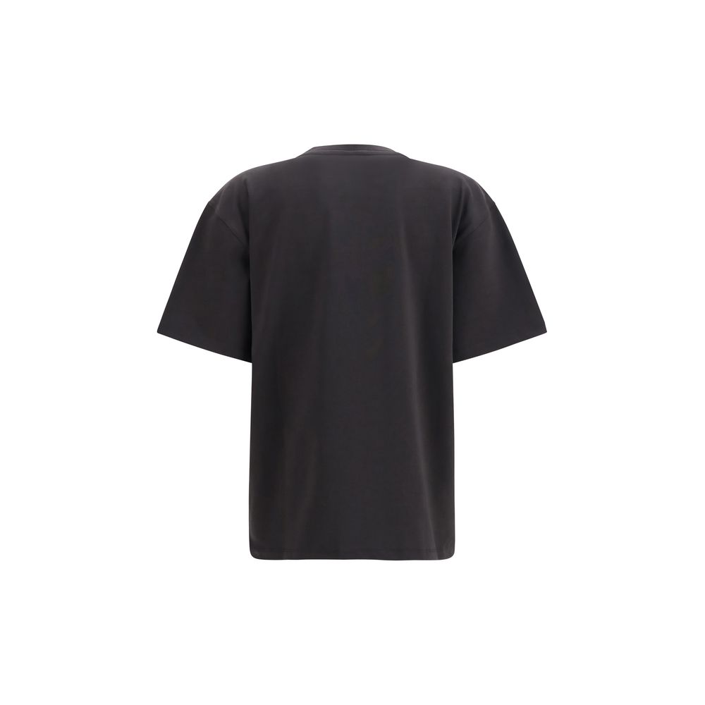 Ganni Black Cotton T-Shirt - immagine 2