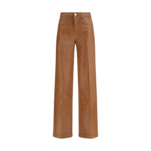 L'Agence Beige Cotton Jeans Denim