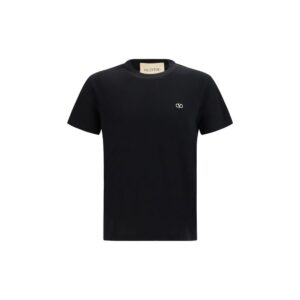 Valentino Black Cotton T-Shirt