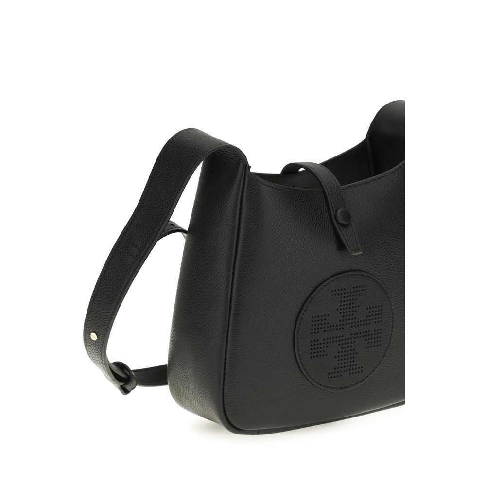 Tory Burch Black Calf Leather Bos Taurus Shoulder Bag - immagine 3